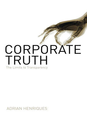 cover image of Corporate Truth
